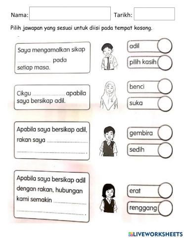 Pendidikan moral- Adil dan sama rata3