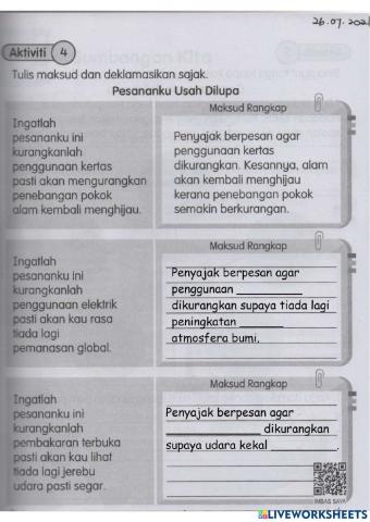 Pesananku Usah Dilupa