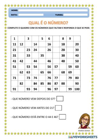 Qual é o Número?