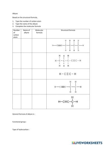 Alkyne