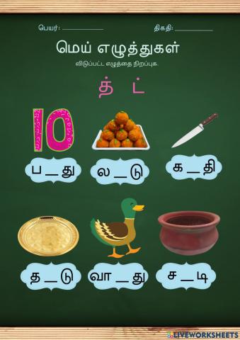 மெய் எழுத்துகள்