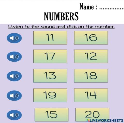 Numbers