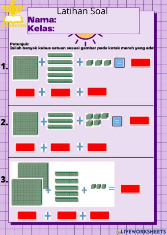 Lat Soal Mat Tema 1 ST 1.1 (28 Juli 2021)