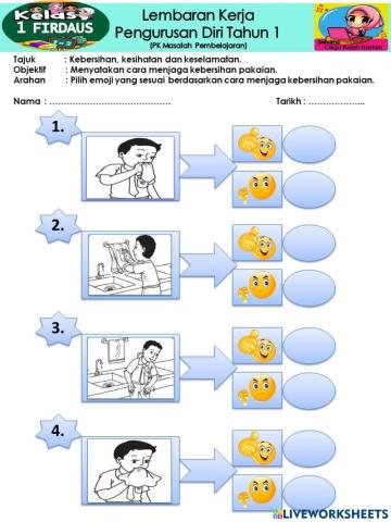 Menjaga pakaian