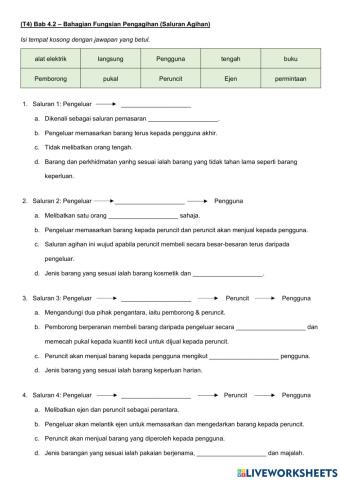 Bab 4 - Bahagian-bahagian fungsian utama dalam organisasi perniagaan