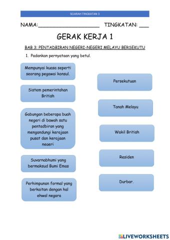 Bab 3 : Pentadbiran Negeri-negeri Melayu Bersekutu T3