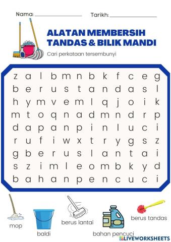 Alatan Membersihkan Tandas & Bilik Mandi