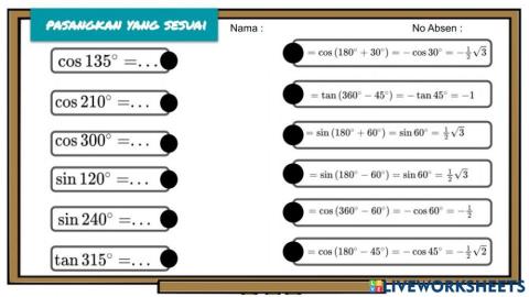 Sudut berelasi trigonometri