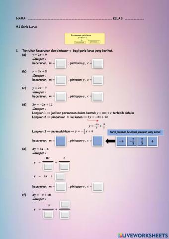 9.1a garis lurus