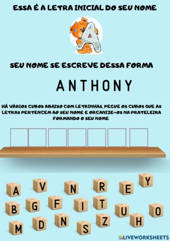 Nome próprio - anthony