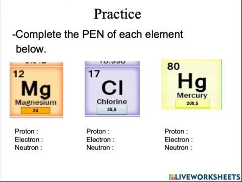 Atomic structure