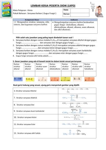 LKPD-Gugus fungsi senyawa karbon