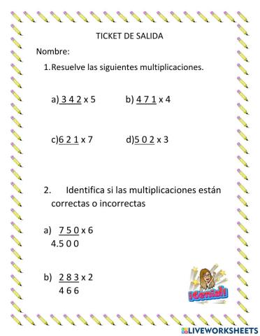 Multiplicaciones