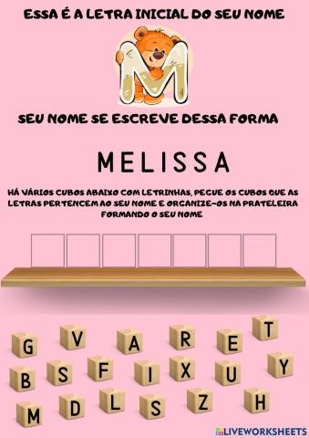 Nome Próprio - Melissa