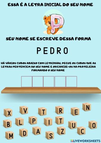 Nome Próprio - Pedro