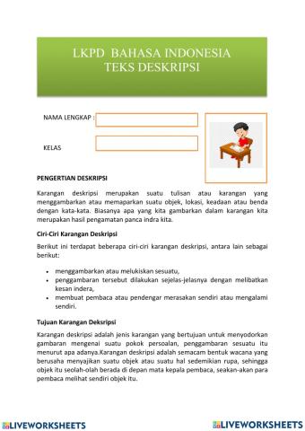 Teks deskripsi