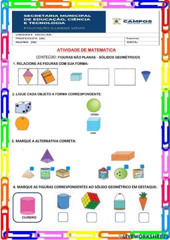 Sólidos geométricos