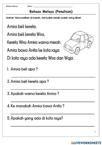 Latihan Bacaan Bergred 【9】