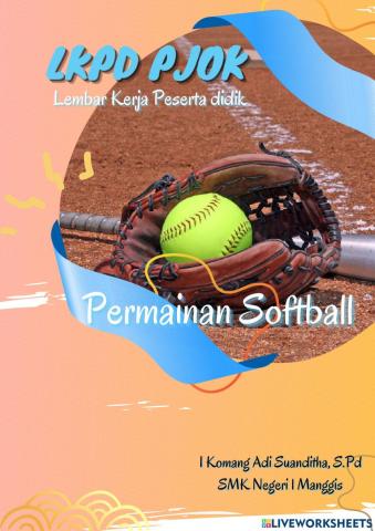 LKPD Permainan Softball