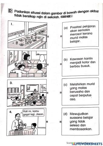 Akibat tidak bersikap rajin di sekolah