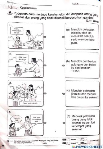 Pend. Kesihatan: Tahun 2 (Keselamatan)