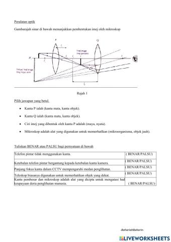 Peralatan Optik