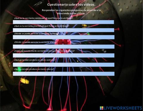 Corriente alterna y continua