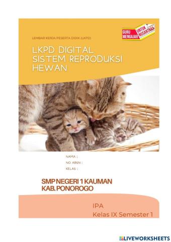 Lkpd sistem reproduksi hewan