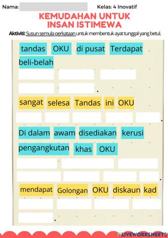 Kemudahan untuk insan istimewa