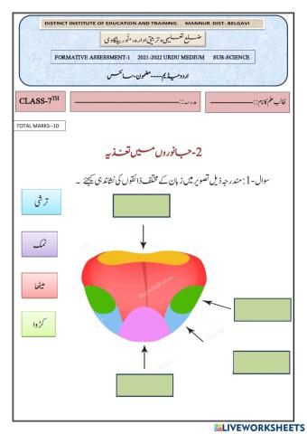 جانو روں میں تغذ یہ