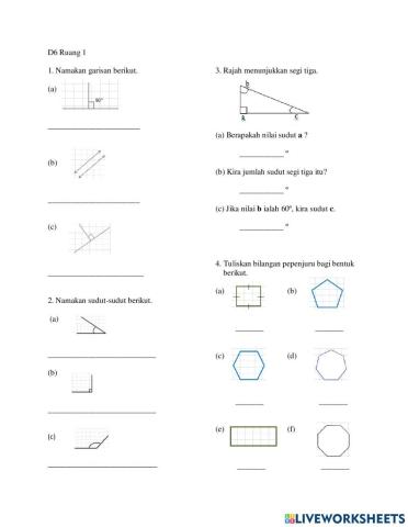 Matematik Tahun 6 : Ruang 1