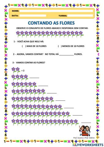 Contando as Flores