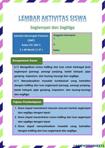 Segiempat dan Segitiga