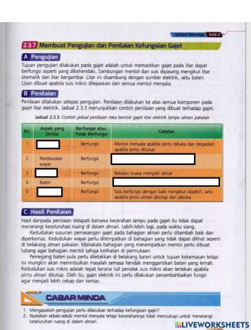 Rbt reka bentuk elektrik