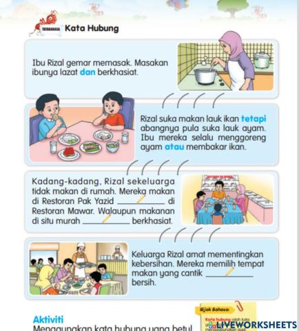 Tema 8:kata hubung