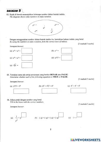 Matematik tingkatan 3