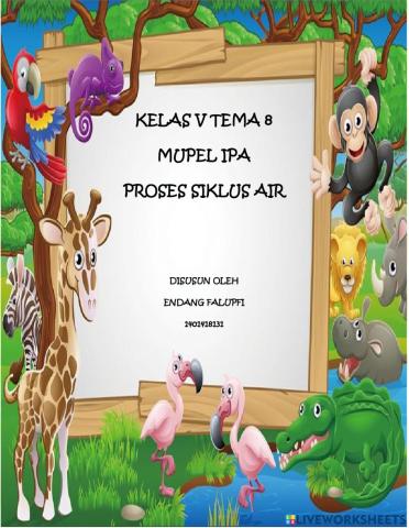 Siklus air kelas 5