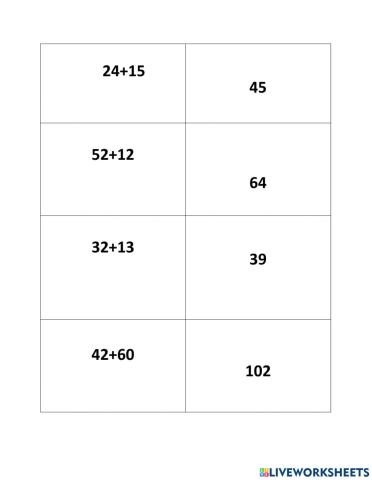 Practice worksheet