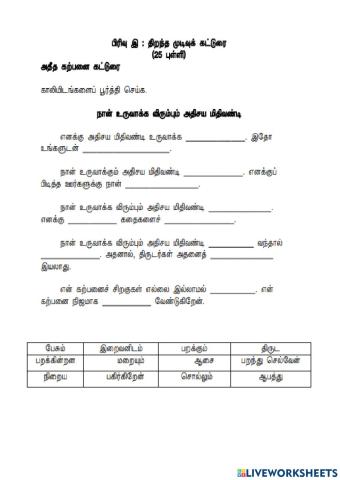 நான் உருவாக்க விரும்பும் அதிசய மிதிவண்டி