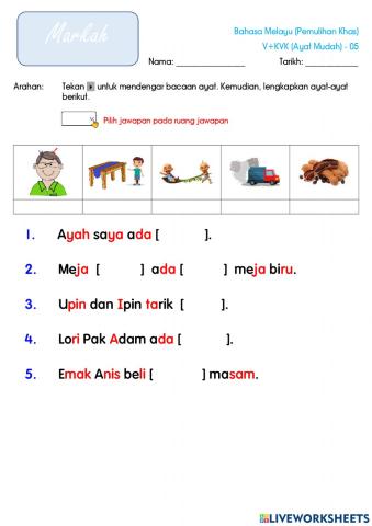 Perkataan V+KVK