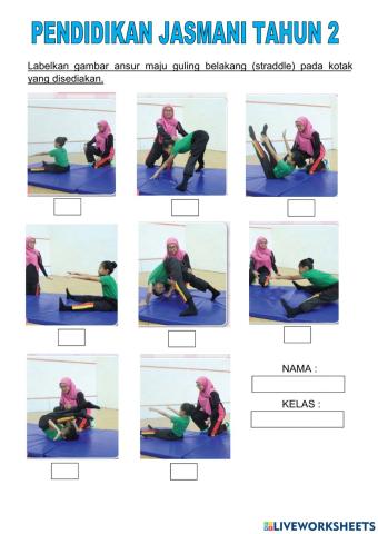 Guling belakang (straddle)