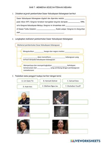 B7T5 Membina Kesejahteraan Negara