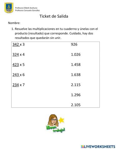 Multiplicaciones