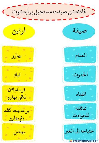 Sifat mustahil 1-5