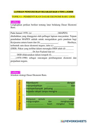 Sejarah 8.1 T5 KSSM