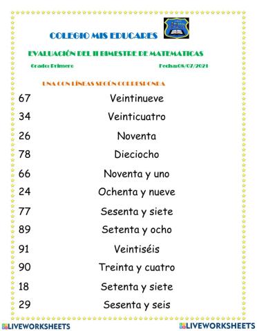 Examen de matematicas