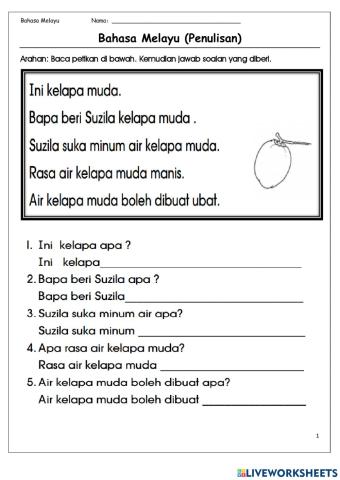 Latihan Bacaan Bergred 【7】