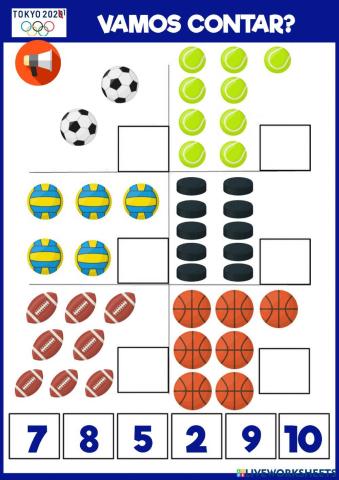 Jogos Olímpicos 2021 - Vamos Contar?