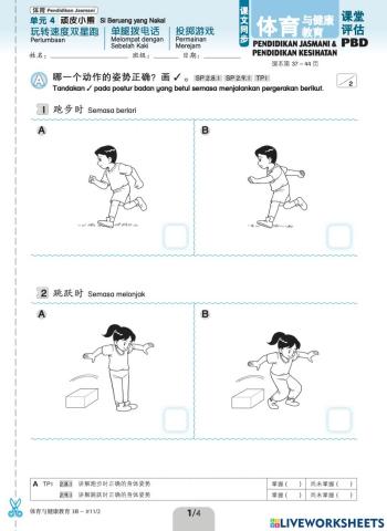 单元 4 顽皮小熊