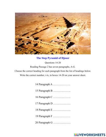 C16t2 - reading - p2 - The Step Pyramid of Djoser